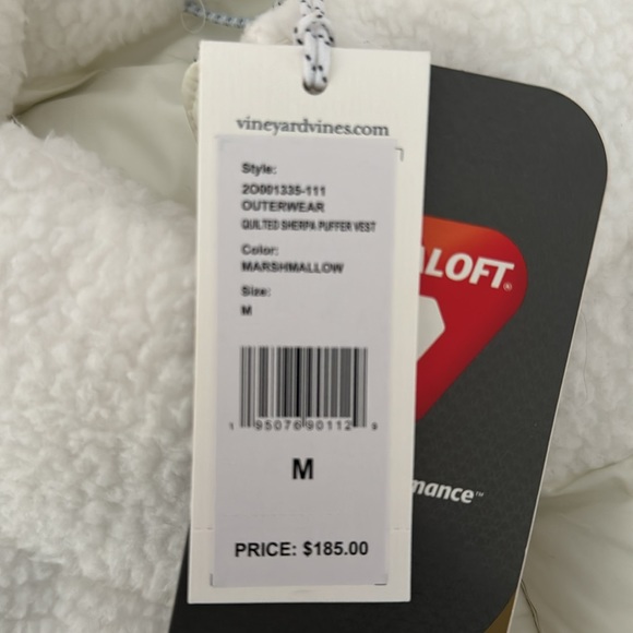 NWT VINEYARD VINES WHITE VEST - MEDIUM - Picture 13 of 13